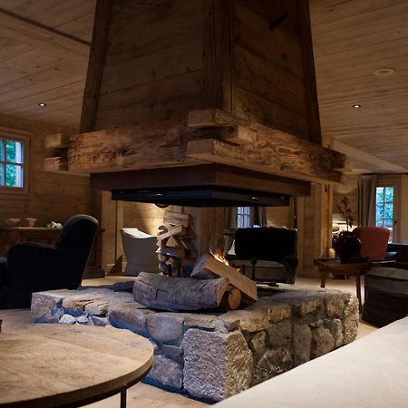 Le Cerf Amoureux Chalet Prive & Spa サランシュ エクステリア 写真