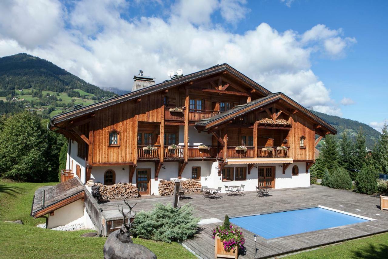 Le Cerf Amoureux Chalet Prive & Spa サランシュ エクステリア 写真