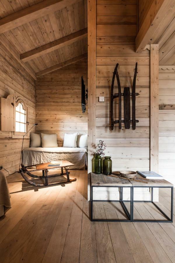 Le Cerf Amoureux Chalet Prive & Spa サランシュ エクステリア 写真
