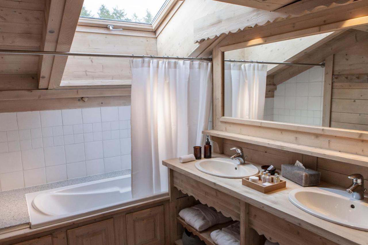 Le Cerf Amoureux Chalet Prive & Spa サランシュ エクステリア 写真