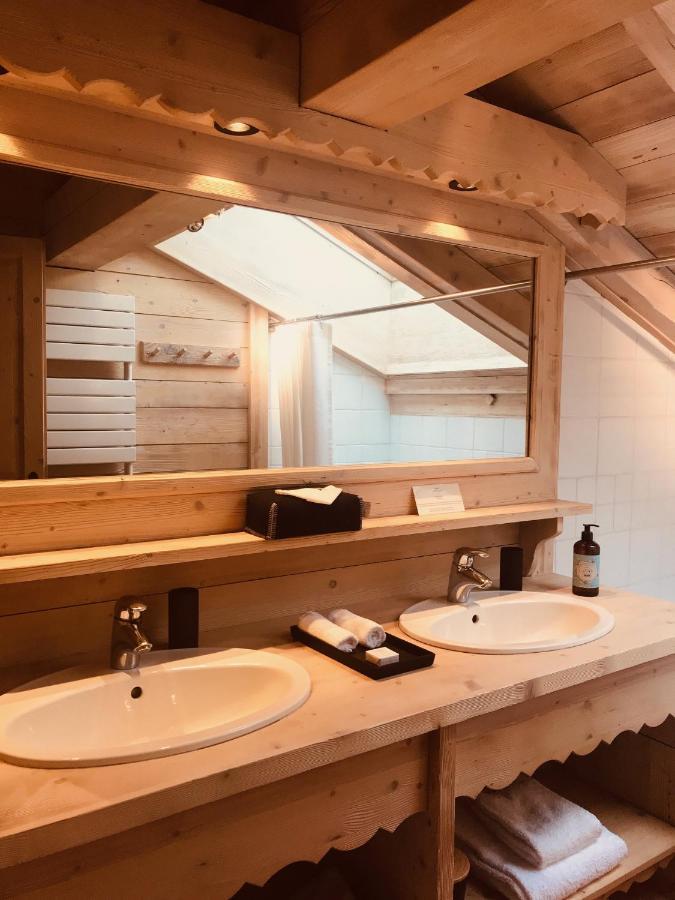 Le Cerf Amoureux Chalet Prive & Spa サランシュ エクステリア 写真